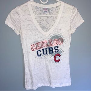 B1G1🌸 Chicago Cubs Mesh Slim Fitted Tee Shirt Top